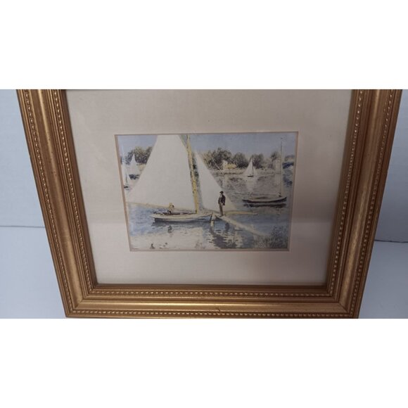 Pierre Auguste Renoir The Seine at Argenteuil Ball at the Moulin Mini Set of 2 - Picture 4 of 4